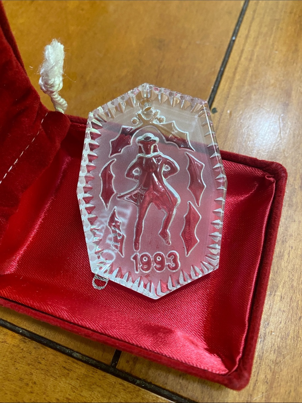 Waterford Christmas Ornament 1993 Nine Lords a Leaping